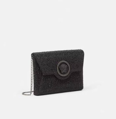 VERSACE CRYSTAL LA MEDUSA ENVELOPE CLUTCH