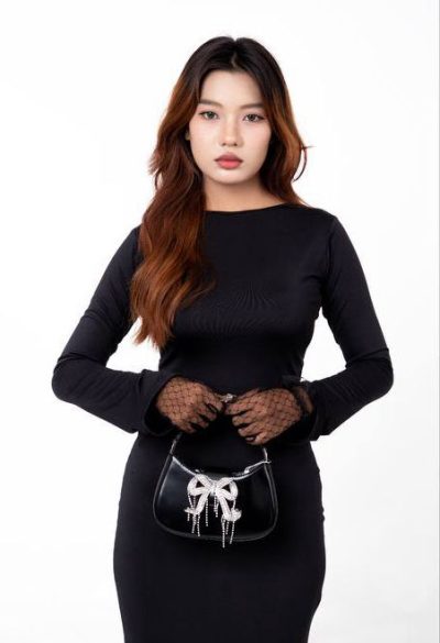 Self Portrait ‘Crescent’ shoulder bag