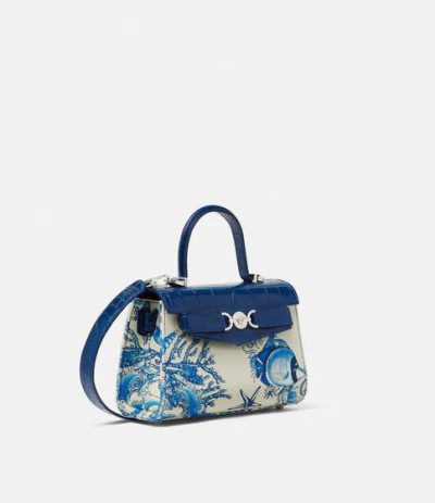 VERSACE UNDERWATER BAROCCO MEDUSA '95 SMALL HANDBAG