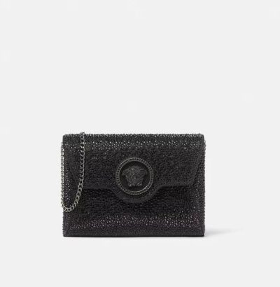 VERSACE CRYSTAL LA MEDUSA ENVELOPE CLUTCH