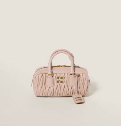 Miu Miu Acadie matelassé nappa leather bag
