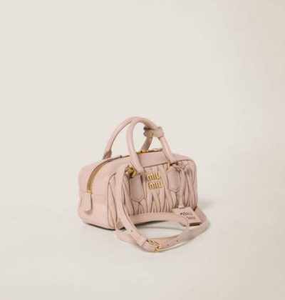 Miu Miu Acadie matelassé nappa leather bag