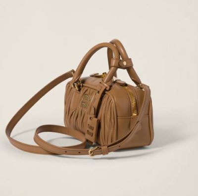 Miu Miu Arcadie matelassé nappa leather bag