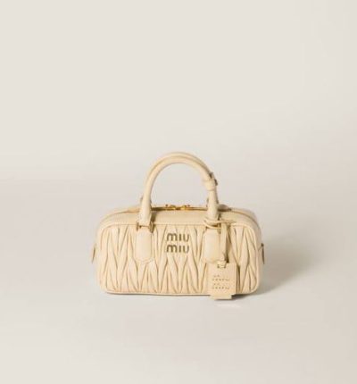 Miu Miu Arcadie matelassé nappa leather bag