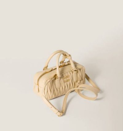 Miu Miu Arcadie matelassé nappa leather bag