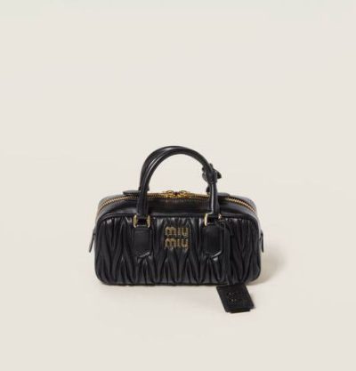 Miu Miu Arcadie matelassé nappa leather bag