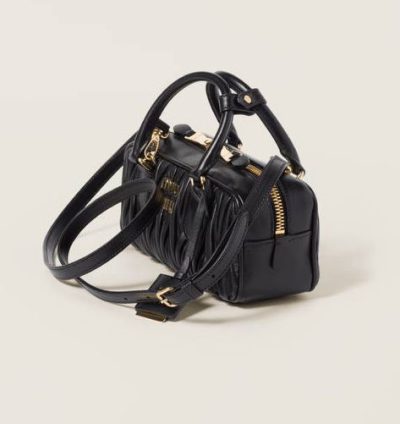 Miu Miu Arcadie matelassé nappa leather bag