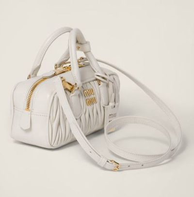 Miu Miu Arcadie matelassé nappa leather bag