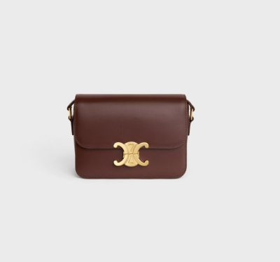Celine Teen Triomphe Bag in shiny calfskin