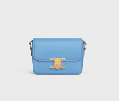 Celine Teen Triomphe Bag in shiny calfskin