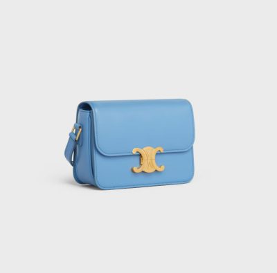 Celine Teen Triomphe Bag in shiny calfskin