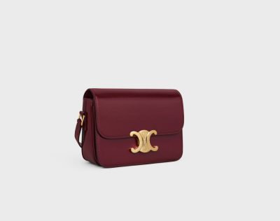 CELINE TEEN TRIOMPHE BAG IN SHINY CALFSKIN