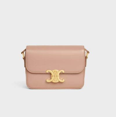 CELINE TEEN TRIOMPHE BAG IN SHINY CALFSKIN