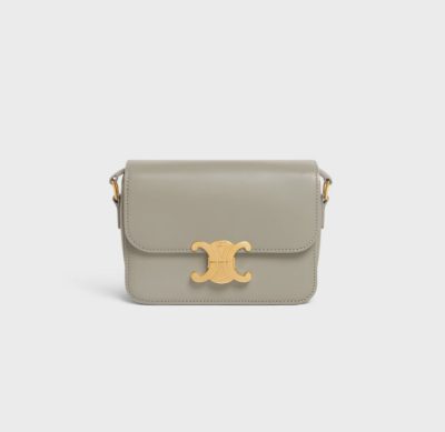 CELINE TEEN TRIOMPHE BAG IN SHINY CALFSKIN