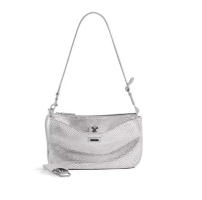 Balenciaga Women's Rodeo Sling Pochette in Smoke Grey