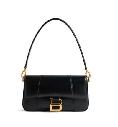 Balenciaga Women's Hourglass Sling Bag Small in Black