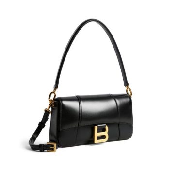 Balenciaga Women's Hourglass Sling Bag Small in Black