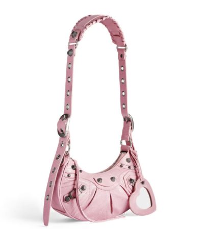 Balenciaga Women's Le Cagole Shoulder Bag Xs in Light Pink