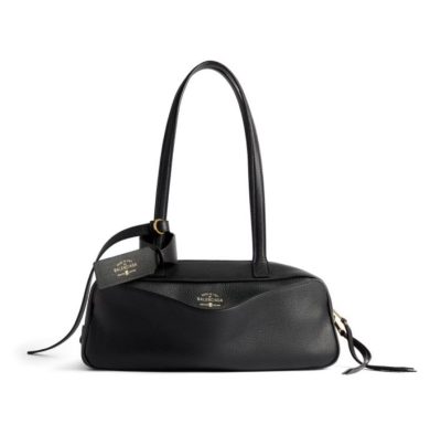 Balenciaga Women's Carrie Bowling Bag Small in Black