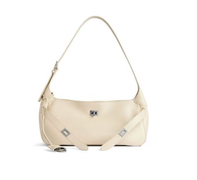 Balenciaga Women's Bel Air Shoulder Bag Small in Soya