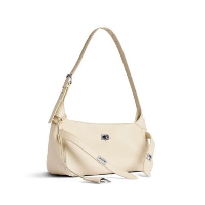 Balenciaga Women's Bel Air Shoulder Bag Small in Soya