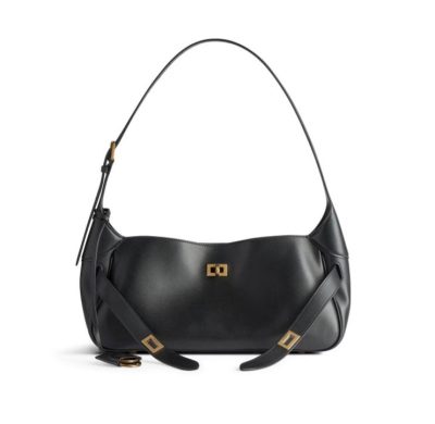 Balenciaga Women's Bel Air Shoulder Bag Small in Black