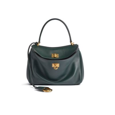 Balenciaga Women's Rodeo Handbag Mini in Pine Green