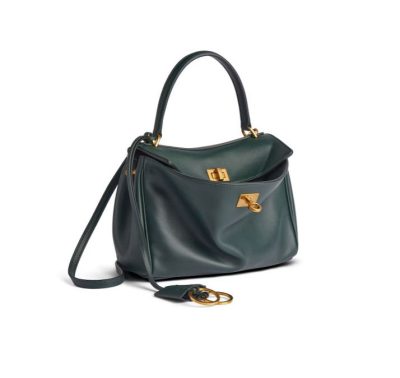 Balenciaga Women's Rodeo Handbag Mini in Pine Green