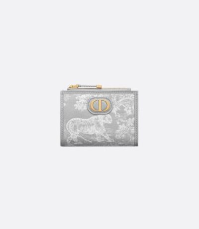 Dior 30 Montaigne Dahlia Wallet
