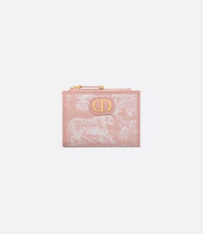 Dior 30 Montaigne Dahlia Wallet
