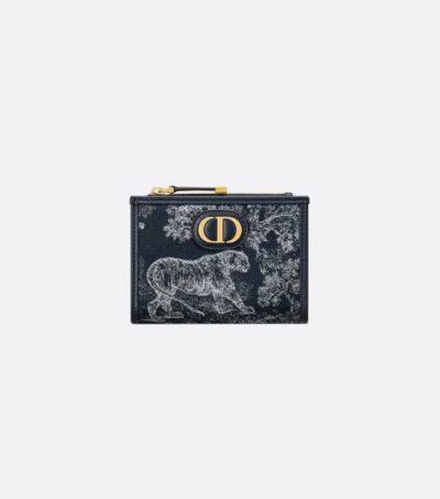 Dior 30 Montaigne Dahlia Wallet