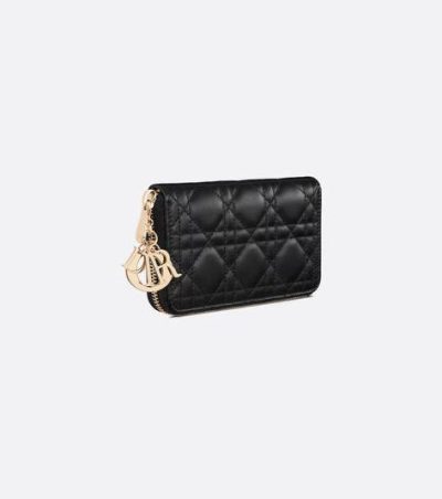 Dior Medium Lady Dior Zipped Wallet