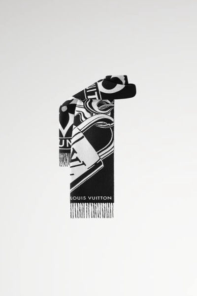 LV Lock and Keys Scarf