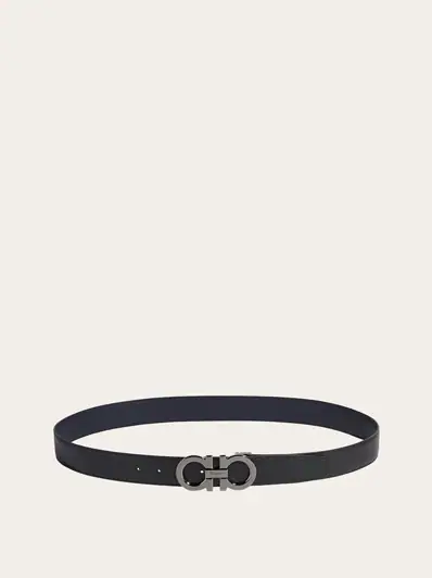 Ferragamo Reversible and adjustable Gancini belt