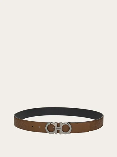 Ferragamo Reversible and adjustable Gancini belt