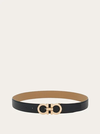 Ferragamo Reversible and adjustable Gancini belt