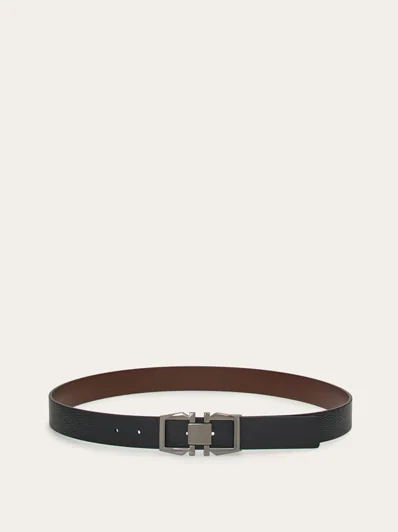 Ferragamo Reversible and adjustable Gancini belt