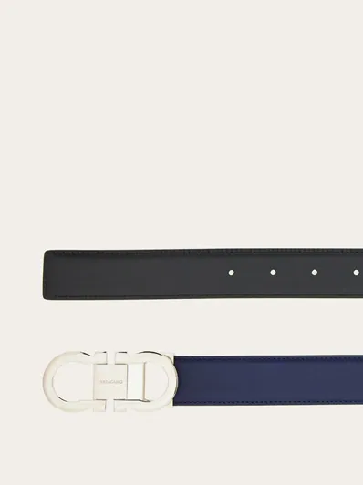 Ferragamo Reversible and adjustable Gancini belt