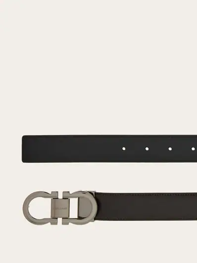 Ferragamo Reversible and adjustable Gancini belt