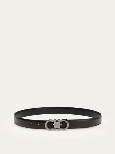 Ferragamo Reversible and adjustable Gancini belt