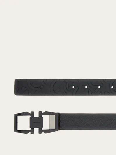 Ferragamo Reversible and adjustable Gancini belt
