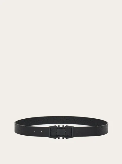 Ferragamo Reversible and adjustable Gancini belt