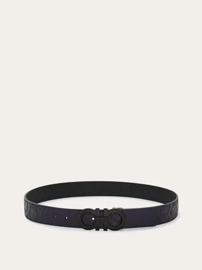 Ferragamo Reversible and adjustable Gancini belt