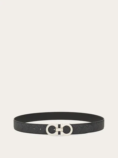Ferragamo Reversible and adjustable Gancini belt