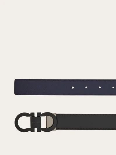 Ferragamo Reversible and adjustable Gancini belt