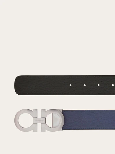 Ferragamo Reversible and adjustable Gancini belt