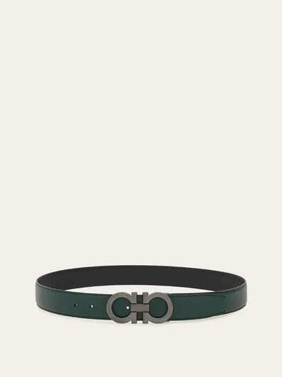 Ferragamo Reversible and adjustable Gancini belt