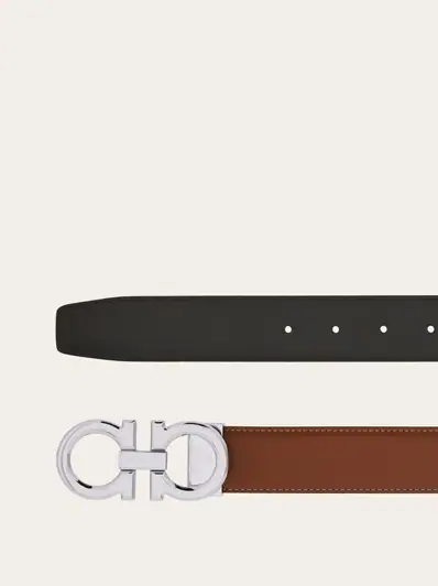 Ferragamo Reversible and adjustable Gancini belt