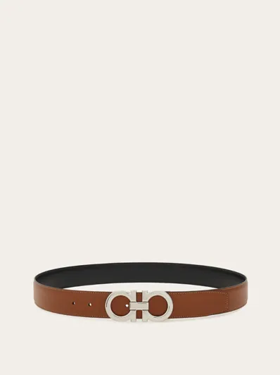 Ferragamo Reversible and adjustable Gancini belt