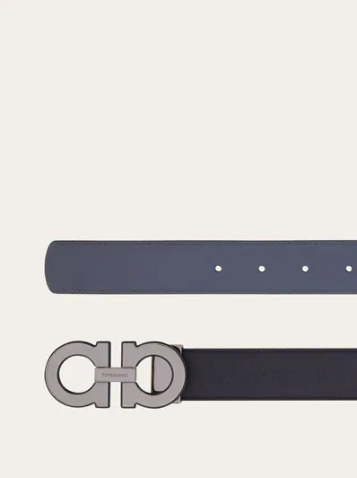 Ferragamo Reversible and adjustable Gancini belt